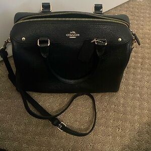 Black coach purse